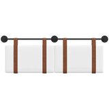  Držeće uzglavlje Zidne Bijeli 150 x 55 x 5 cm Antikni PU - Bijeli 140 cm bez LED | shoptok.hr