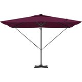  Suncobran S LED lampica Bordeaux Crvena 286 x 284 x 270 cm | shoptok.hr