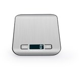 INF Polnilna digitalna kuhinjska tehtnica s priloženimi baterijami - srebrno nerjaveče jeklo 10 kg/1 g, (5000072061) | Shoptok.si