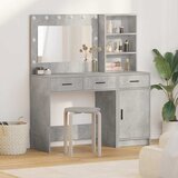  Toaletni stol 2 kom. Siva 78,5 x 41 x 135 cm Konstruirano drvo Cijene