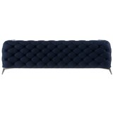 Ropez Tamno plava baršunasti sofa 243 cm Chelsea – | shoptok.hr