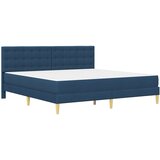  Okvir kreveta s madracem Plava 180 x 200 cm tkanina | shoptok.hr