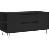 Maison Chic Klubska mizica - kavna mizica - Nizka mizica črna 102x44,5x50 cm inženirski les, (21753983) Cene