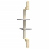  Zidna penjalica za mačke sa stupom za grebanje siva 108 cm | shoptok.hr