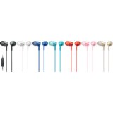 Sony MDR-EX155APR rdeče žične ušesne slušalke z mikrofonom Cene