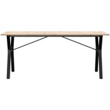  Blagovaonski stol Y-oblika 180x90x75 cm od borovine i čelik | shoptok.hr