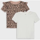 Sinsay Pamučne majice s dekorativnim volanima 2 pack | shoptok.hr