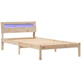 vidaXL Konstrukcija postelje Rjava 90 x 200 cm Masivno borovo les, (5000127607) | Shoptok.si