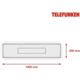  LED RGBW prigušiva panel LED/20W/230V srebrna + daljinski upravljač | Eponuda.com