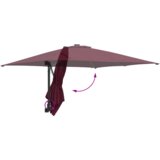  Vrtni suncobran Bordo crvena 248.5 x 247.5 x 160 cm tkanina | shoptok.hr
