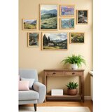 WALLXPERT Myk3026 Doga Multicolor Decorative Framed MDF Painting (8 Pieces) Cene
