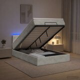  od pjene s madracem i LED-om Svjetlosiva 120 x 200 cm | shoptok.hr