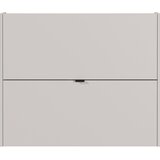 Germania Krem preklopni/viseći ormarić za cipele u dekoru hrasta 100x83x18 cm Ameca – | shoptok.hr