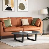  Noge jedilne mize V-oblika 2 kosa črna 70x(30-31,3) cm jeklo | Shoptok.si
