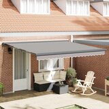  Povlačivi tende Svjetlosiva 400 × 300 cm Tkanina i Metal | shoptok.hr