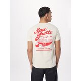 Iriedaily Majica 'Spa Ghetti' brusnica / bela / naravno bela | Shoptok.si