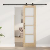vidaXL drsna vrata s setom za montažo 'ORKDAL'61x198.5 cm | Shoptok.si