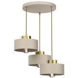  Visilica na sajli MARTI 3xE27/15W/230V bež/zlatna | Eponuda.com