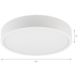  plafonsko svetlo natural 5xE27/15W/230V prečnik 47,5 cm borovina/bela | Eponuda.com