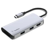 Drive, CHROME 5 u 1 USB-C HUB, sivi