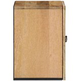 vidaXL Stenska kopalniška omarica 38x33x48 cm trden mangov les | Shoptok.si