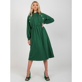 RELEVANCE Dress-RV-SK-8336.12P-dark green Cene