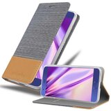 Cadorabo Ohišje, združljiv s Xiaomi v svetlo sivi rjavi barvi - zaščitni pokrov z magnetnim zapiranjem, stoječo funkcijo in režo za kartico, (20570216) | Shoptok.si