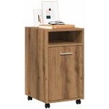 vidaXL Ormar s kotačićima Artisan hrast 33x38x60 cm izrađeno drvo | shoptok.hr