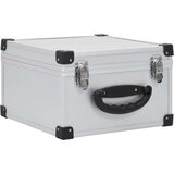 vidaXL Kutija za 40 CD-ova aluminijska ABS srebrna | shoptok.hr