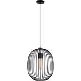  Luster na sajli OVELLA 1xE27/15W/230V Ø 34 cm crna | Eponuda.com