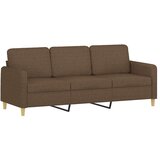  2-dijelni set sofa s jastucima smeđi od tkanine | shoptok.hr