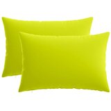  Jastuk s jastukom HEERLEN 2 kom. Svijetlo zelena. Poliester - Svjetlozelena 50 x 70 cm 2 | shoptok.hr