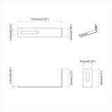  Nosač protiv prevrtanja 12 pcs Srebrno 74,5 x 15 x 32 mm | shoptok.hr