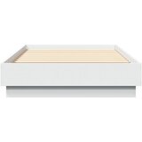  Okvir kreveta s LED svjetlima bijeli 75 x 190 cm | Eponuda.com