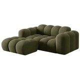 Cosmopolitan Design Zelena kutna garnitura od šenila (s lijevim kutom/s ležaljkom) Treno – | shoptok.hr