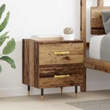  Noćni ormar s ladicama 2 pcs Staro drvo 40 x 35 x 47,5 cm | shoptok.hr
