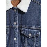 Levi's Blue women's denim jacket with fake fur coat® | ePonuda.com