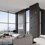  Stenska svetilka SOLIDO črna, (21347328) | Shoptok.si