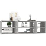  Zidna polica boja betona 102 x 30 x 29 cm konstruirano drvo | shoptok.hr