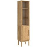  Set namještaja za kupaonicu s ladicama Zidne 4 pcs Vosak smeđa | shoptok.hr