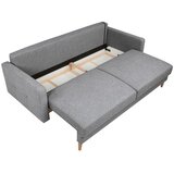 MID.YOU ZOFA S POSTELJNO FUNKCIJO, temno siva tekstil | Shoptok.si