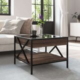 vidaXL Stolić s beskonačnim LED svjetlima boja hrasta 50x50x38 cm | shoptok.hr