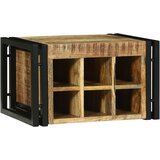 vidaXL Stojalo za vino 46x35x27,5 cm Trden mangov les u
