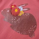  Dječja majica dugih rukava starinska ružičasta boja 128 | shoptok.hr