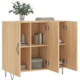  Komoda boja hrasta sonome 90x34x80 cm od konstruiranog drva | shoptok.hr