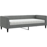  Dnevni krevet s madracem tamnosivi 80 x 200 cm od tkanine | shoptok.hr