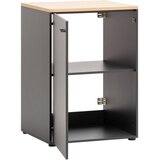 MID.YOU Večnamenska Omara Solea, Antracit, Barva Hrasta | Shoptok.si