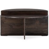 MOME Temno rjava okrogla klubska mizica iz masivnega manga ø 80 cm Divya – | Shoptok.si