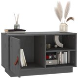 TV ormarić sivi 70 x 34 x 40 cm od masivne borovine | Eponuda.com