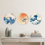 WALLXPERT 3YMDF11915 Multicolor Decorative MDF Painting (3 Pieces) | Eponuda.com